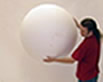 900 mm polystyrene ball  - 2 solid halves